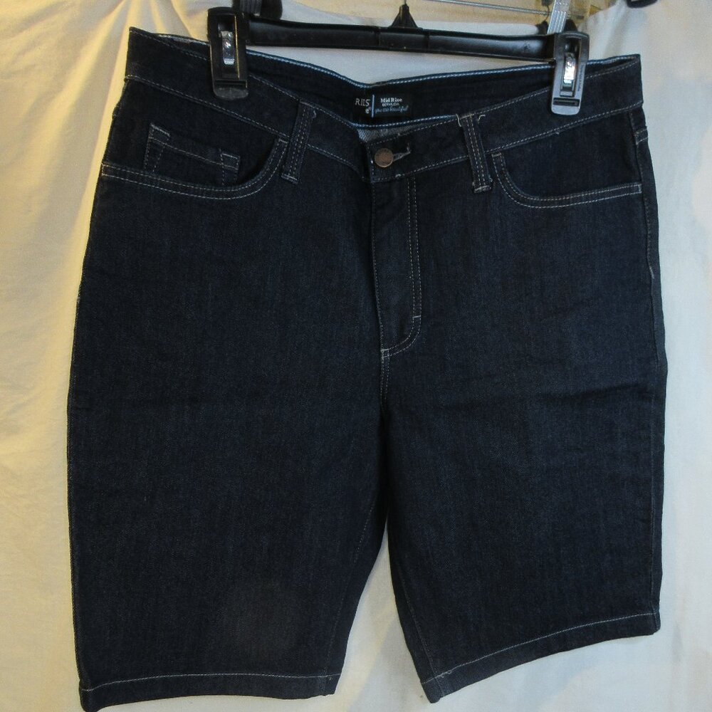 VINTAGE~RIDERS BY LEE MID RISE BERMUDA SIZE 14M~75% COTTON, 23% POLYESTER, 1% SP